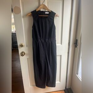 Sleeveless Black Wide Leg Jumpsuit